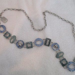 *MOD Chico's Alternating Blue and Green Adjustable